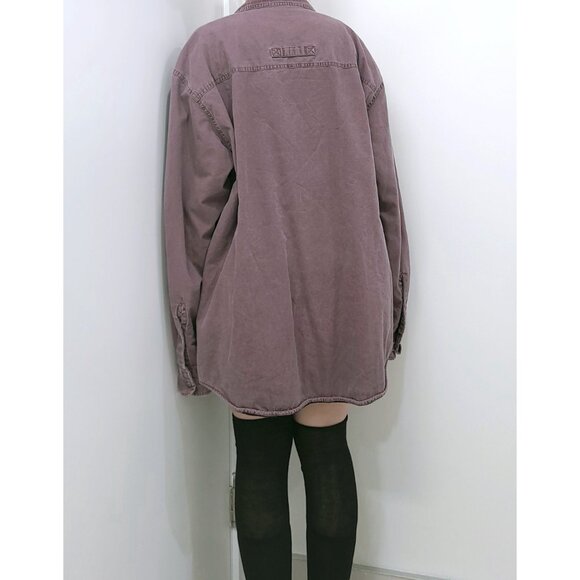 Purple Oversized Fleece Tracker Jacket - Picture 3 of 8